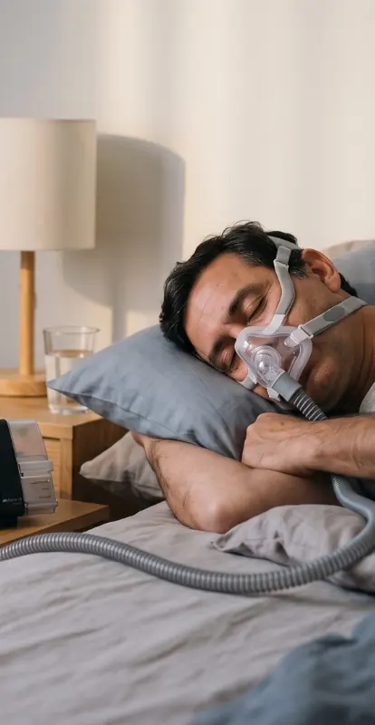 CPAP ResMed en Chile: cómo elegir equipo y mascarilla para apnea del sueño