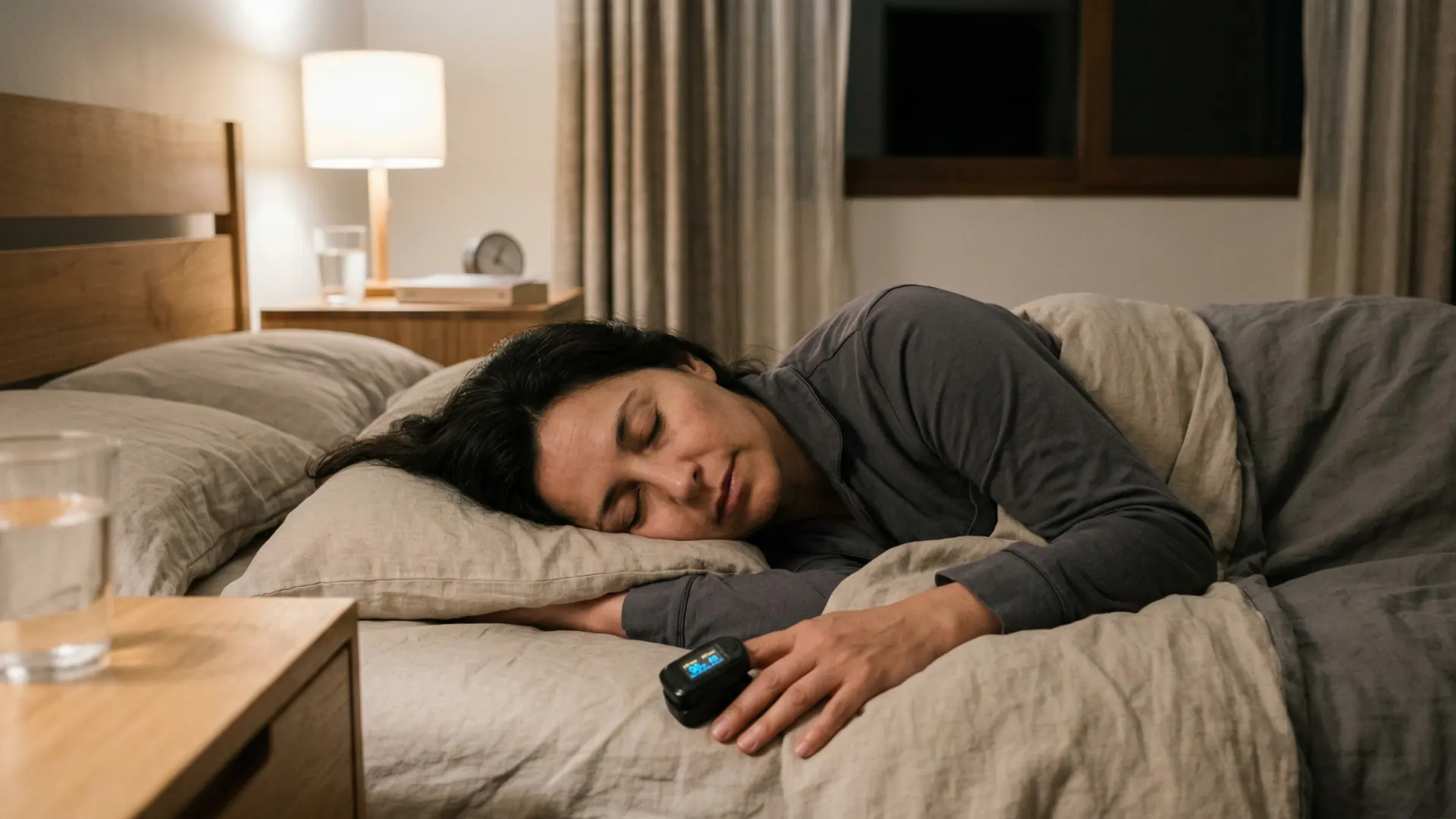 Saturación de oxígeno baja al dormir: causas frecuentes y cuándo preocuparse